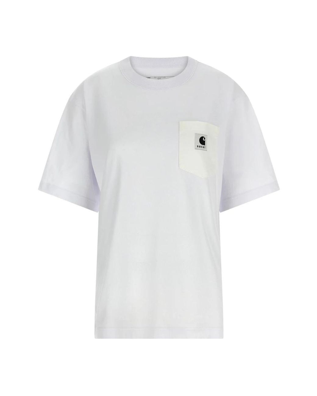 Sacai White T-Shirts