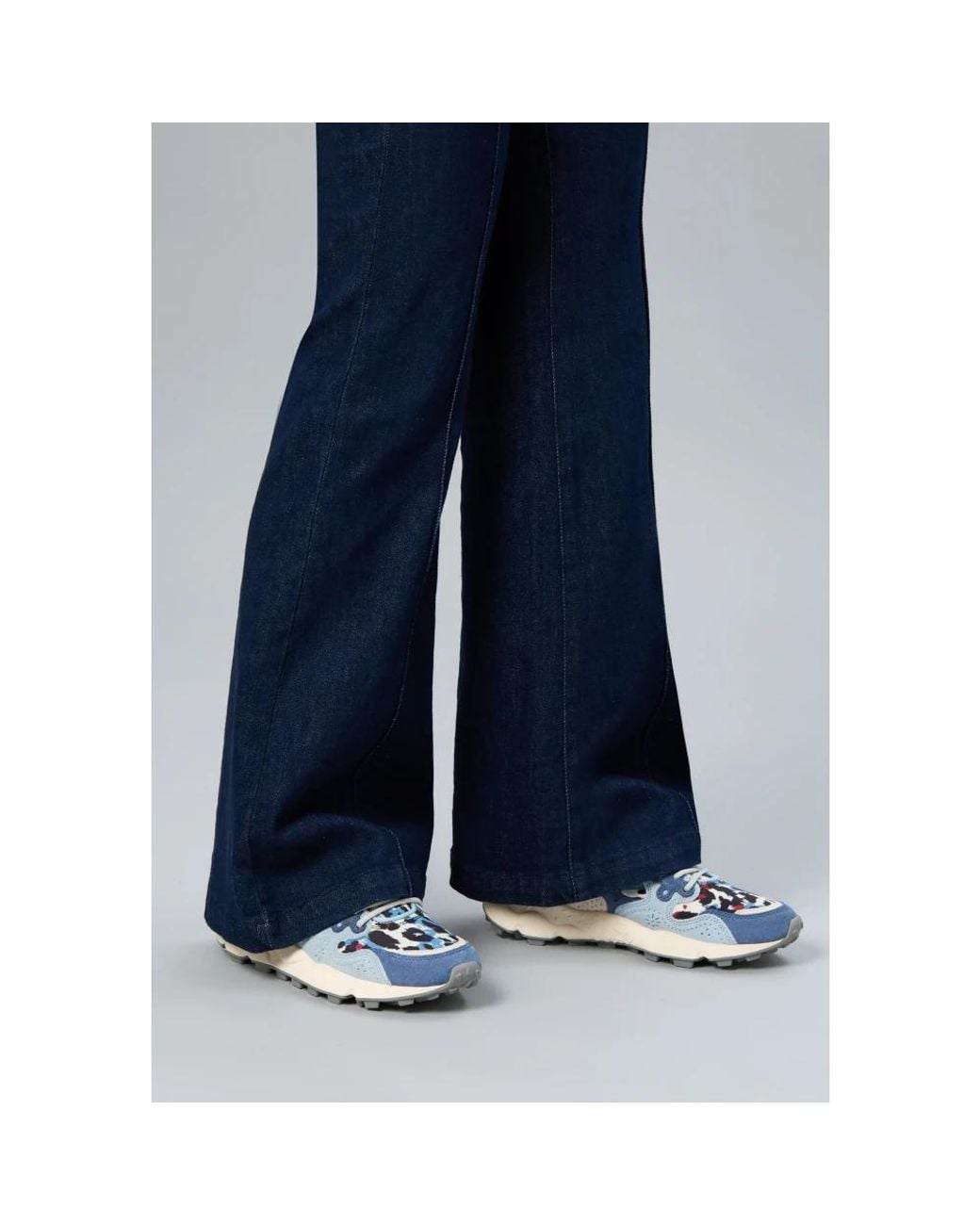 Flower Mountain Blue Sneakers