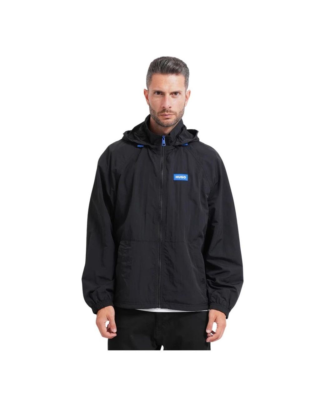 HUGO Black Light Jackets for men