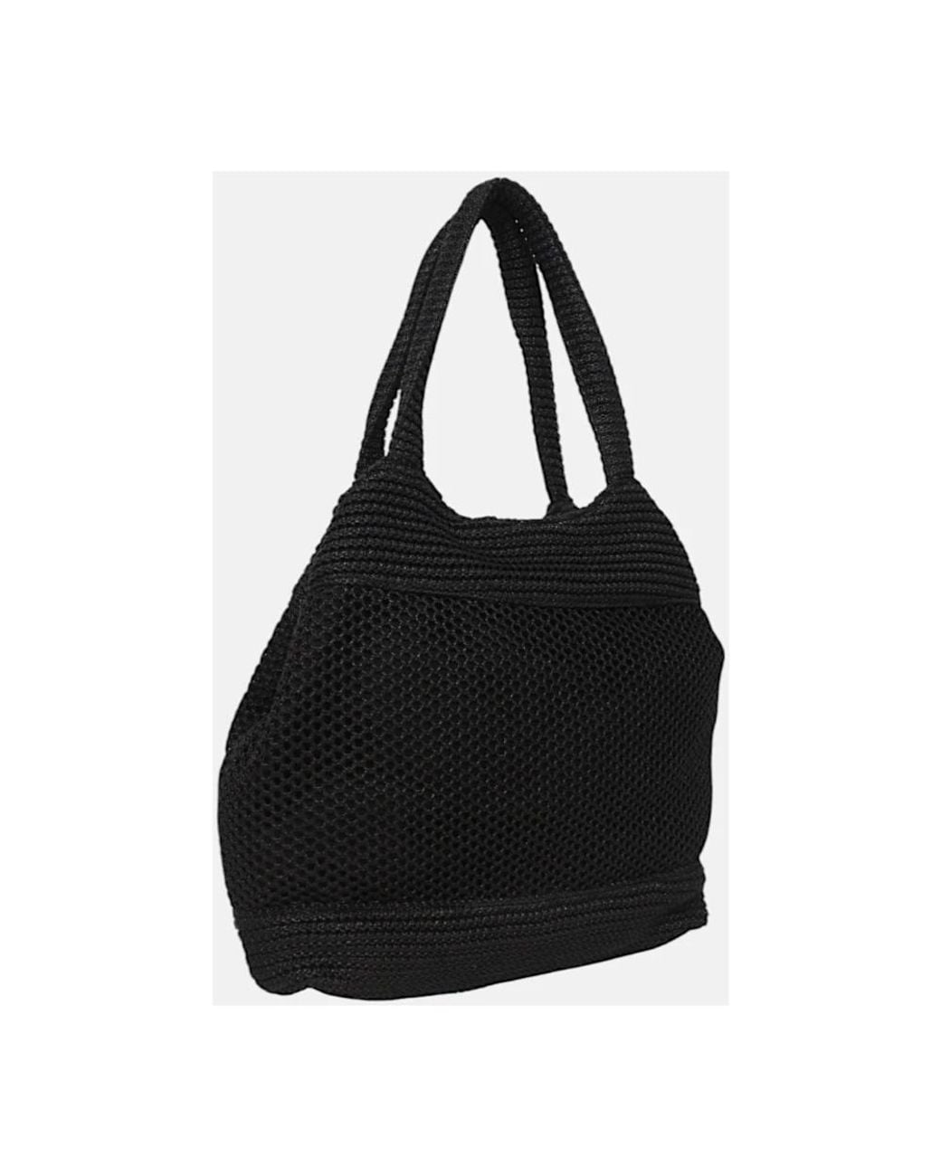 Rue Madam Black Shopping Bags
