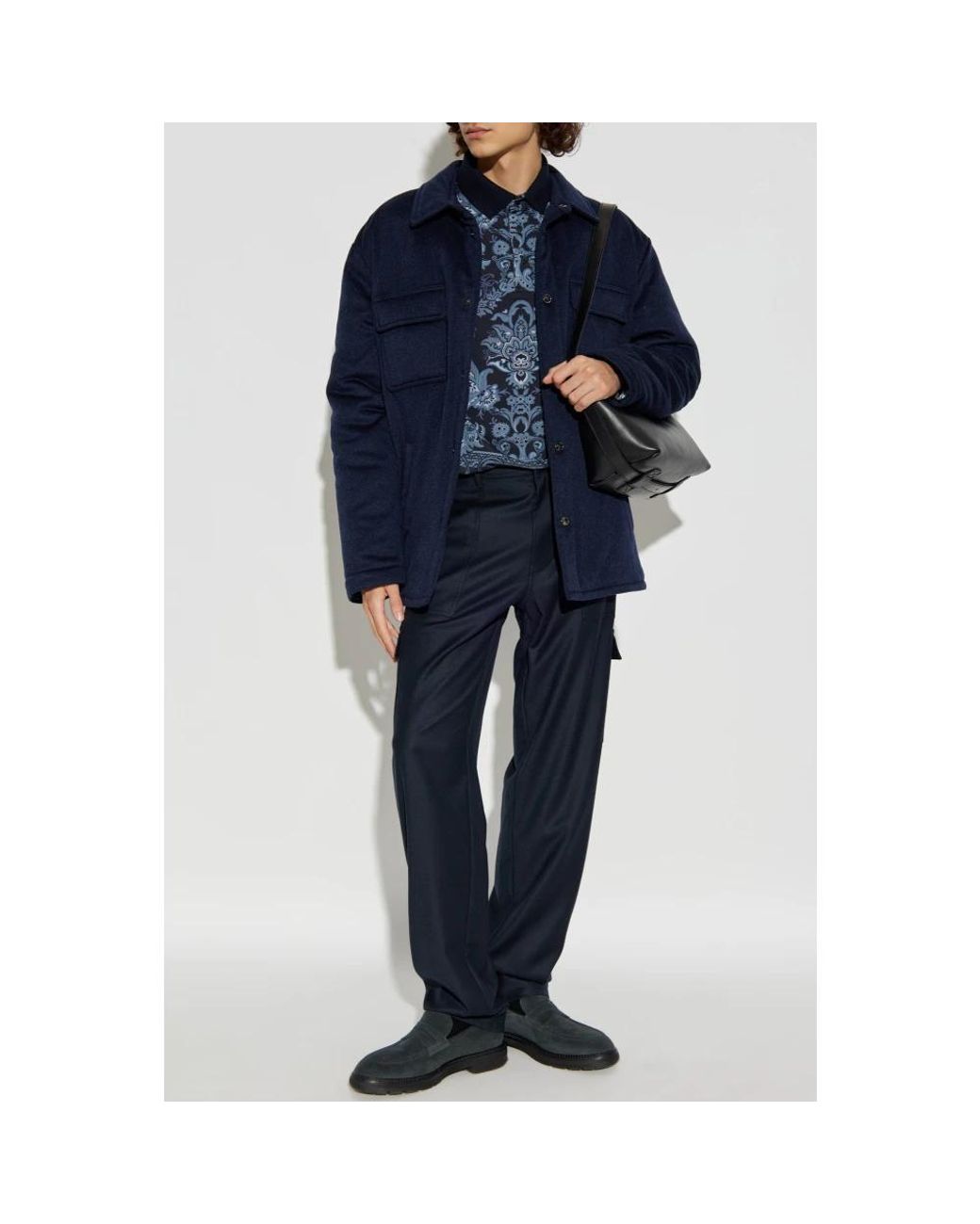 Light Jackets di Etro in Blue da Uomo