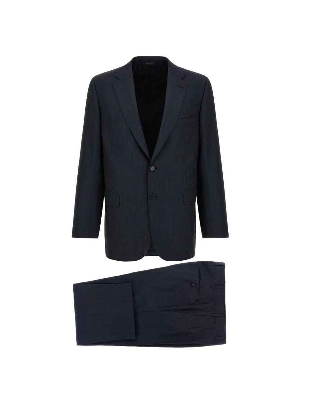 Brioni Blue Single Breasted Suits for men