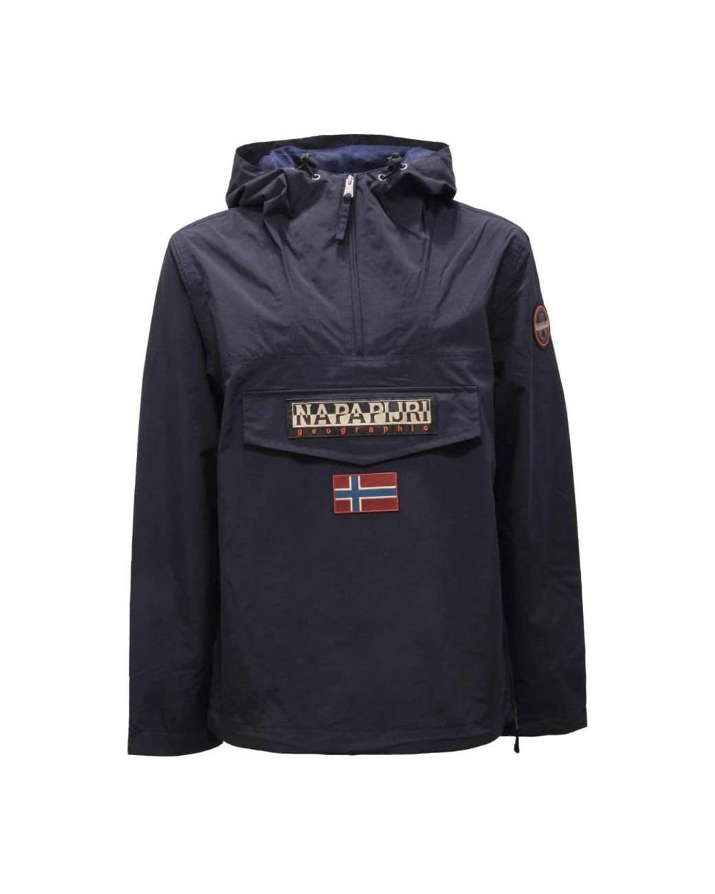 Napapijri Blue Winter Jackets for men