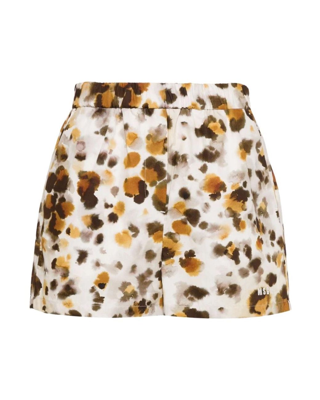 MSGM Natural Short Shorts