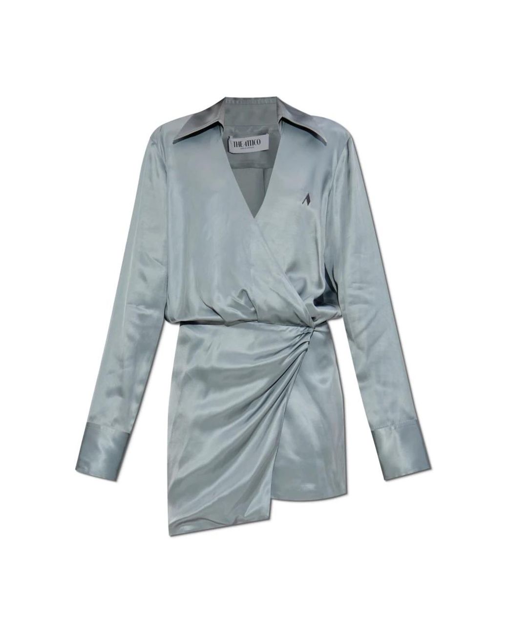 The Attico Blue Short Dresses