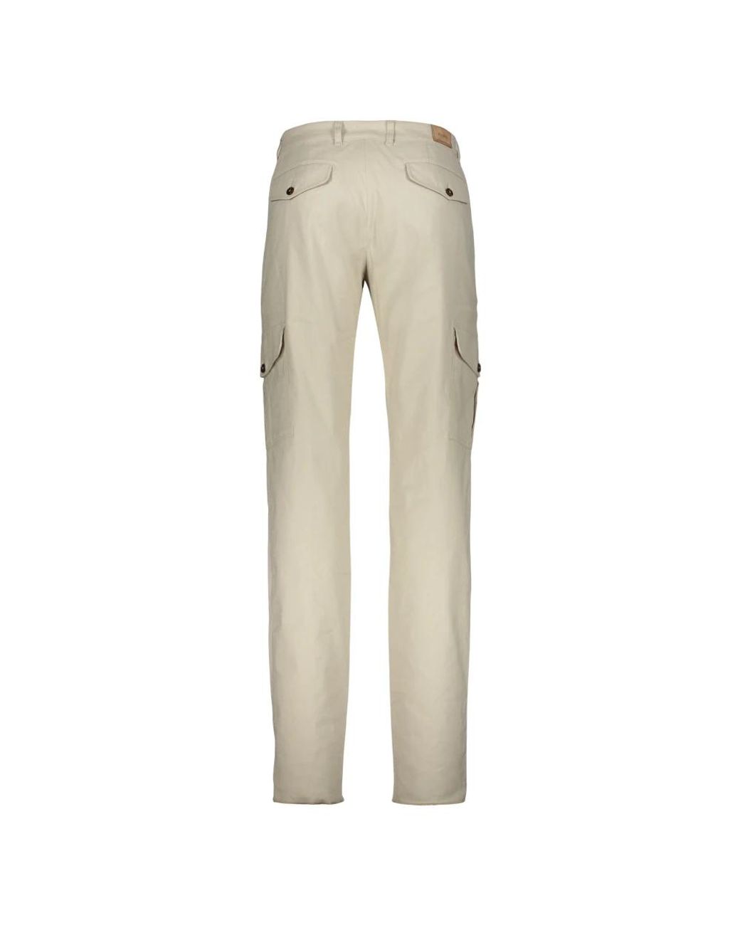 Moorer Natural Straight Trousers for men