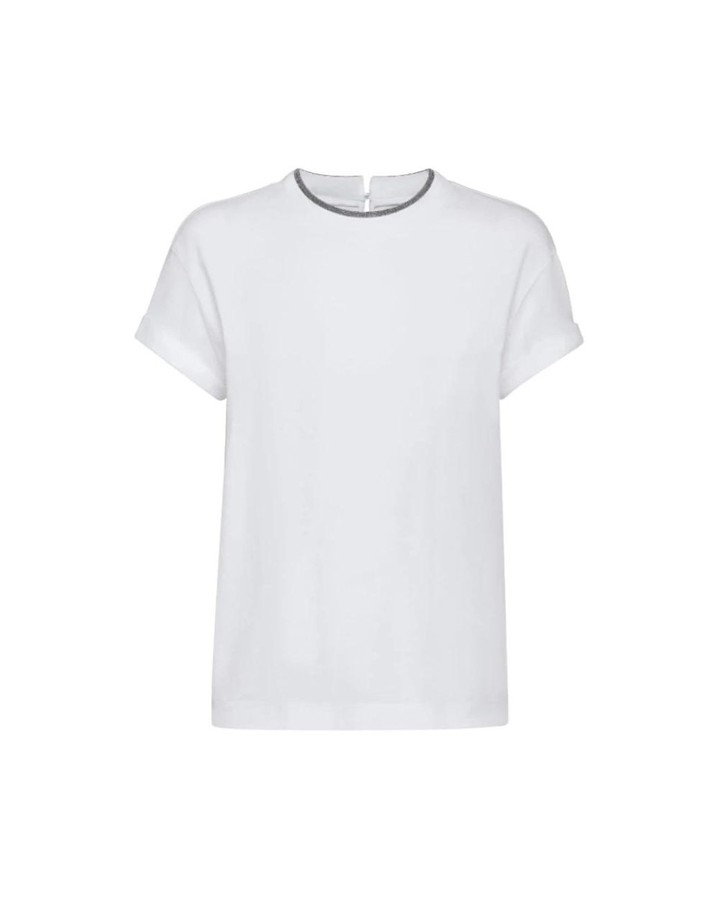 Brunello Cucinelli White T-Shirts