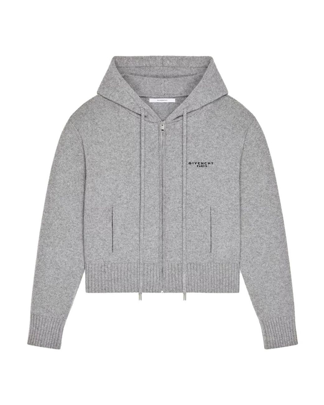Givenchy Hoodie Met Rits in het Gray