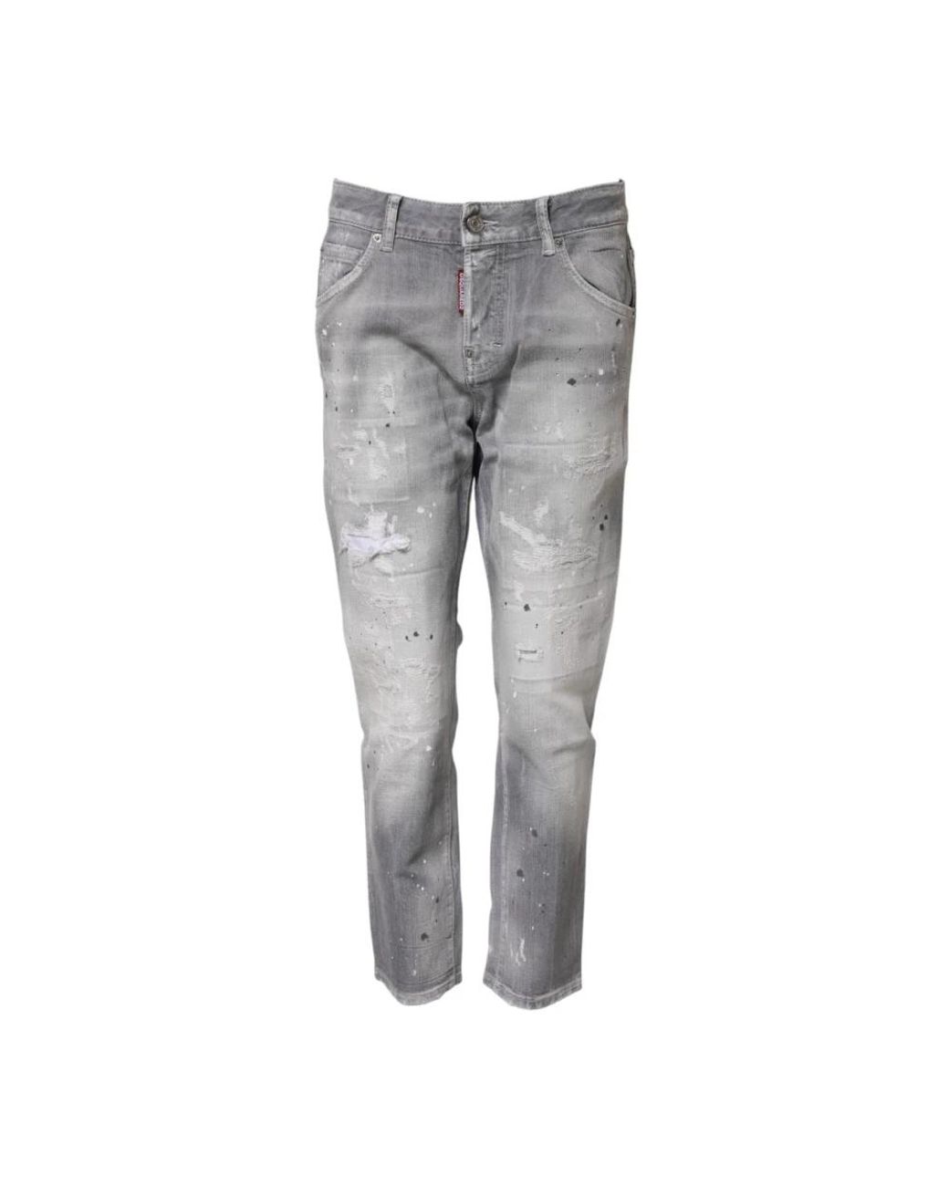 DSquared² Gray Slim Fit Jeans