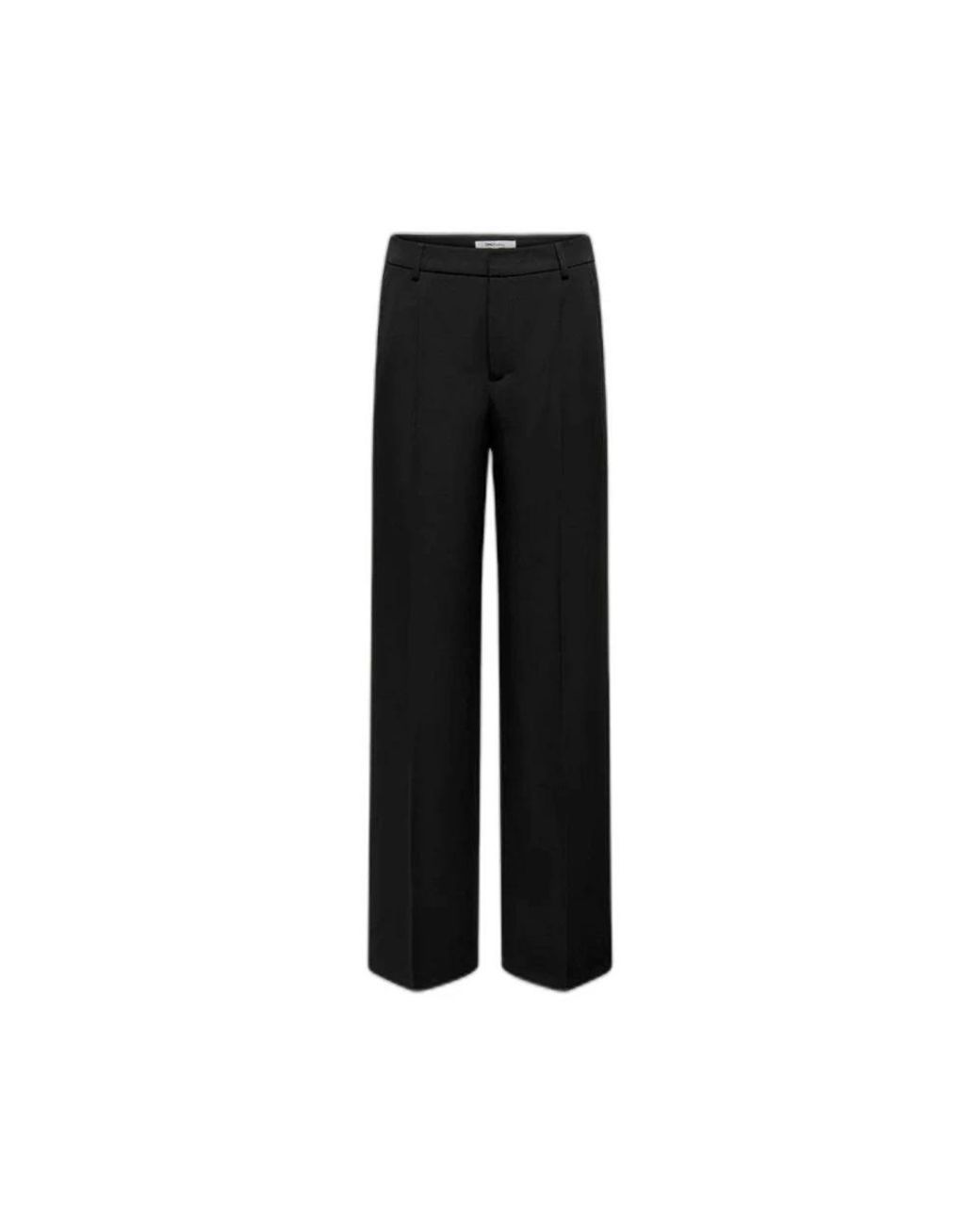 ONLY Black Straight Trousers