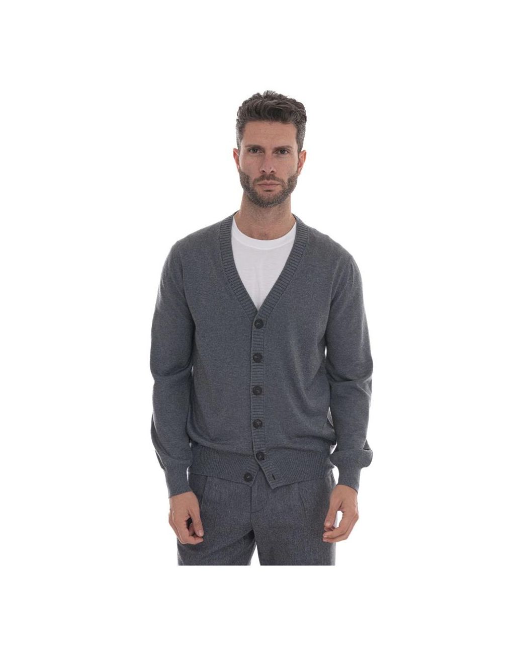 Cardigans Gran Sasso de hombre de color Gray
