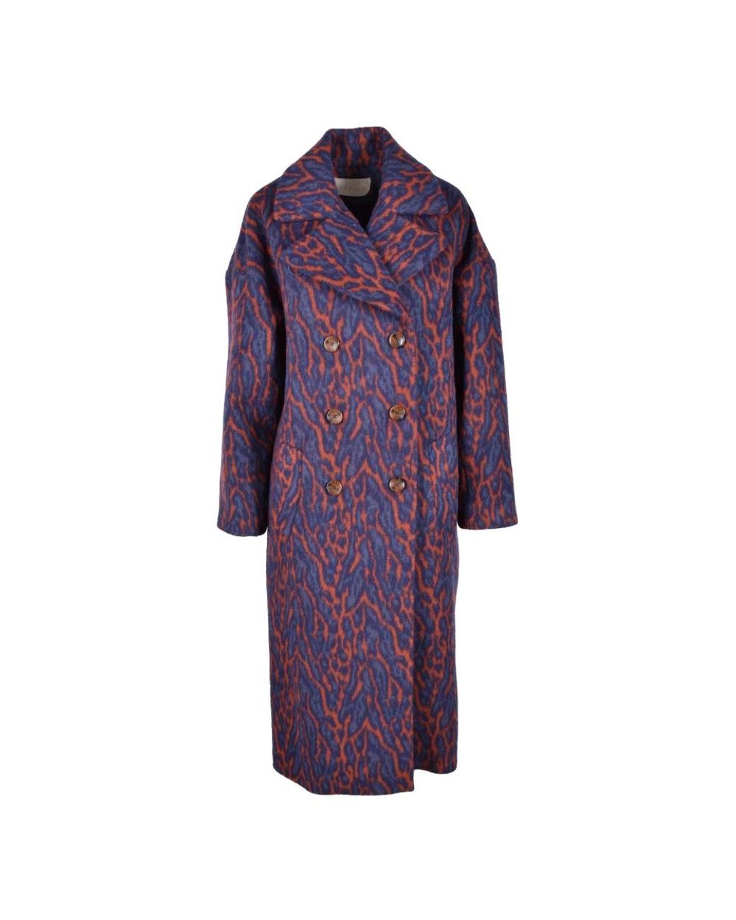 Ulla Johnson Purple Double-Breasted Coats