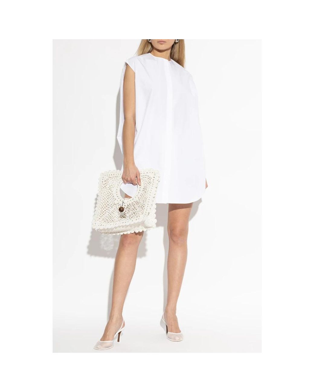 Jacquemus White Short Dresses