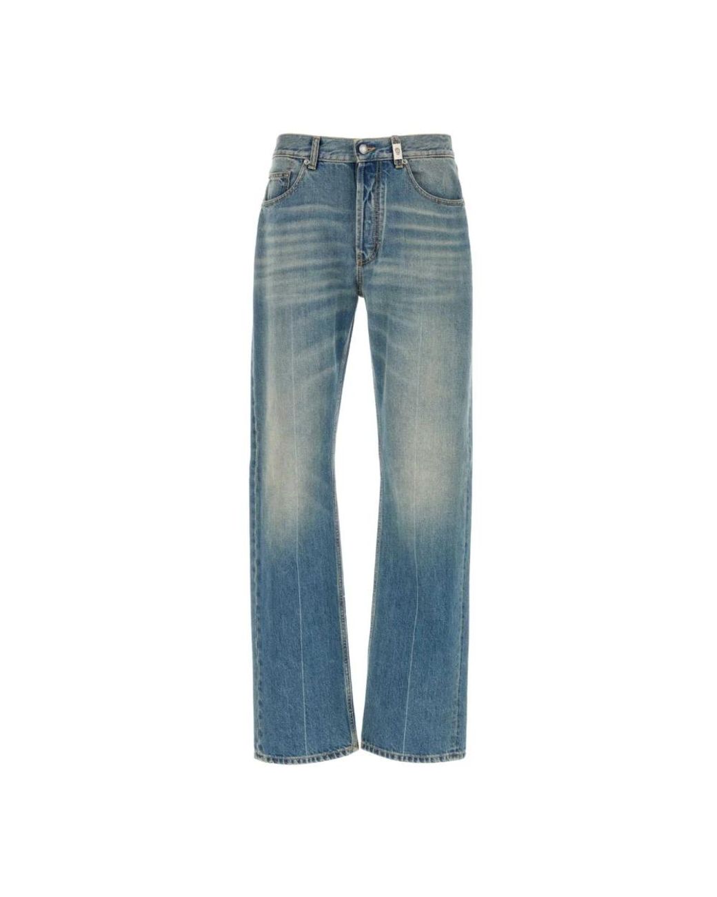 McQueen Straight Jeans in het Blue voor heren