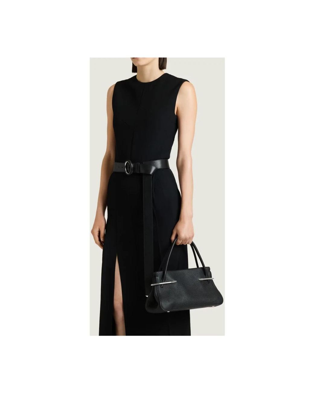 Givenchy Black Midi-Kleid Aus Wolle