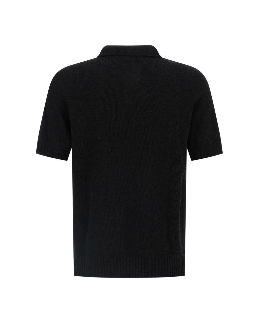 Ma'ry'ya Black Polo Shirts for men