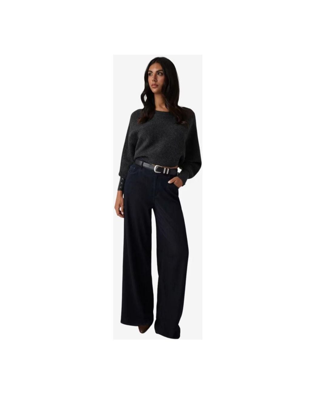 Guess Black Round-Neck Knitwear