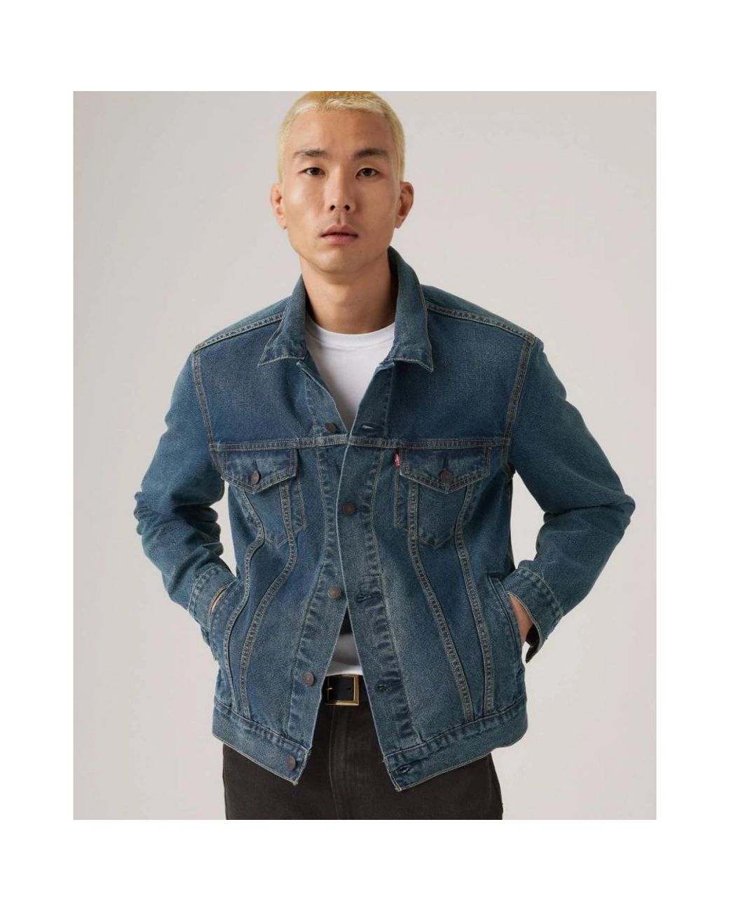 Levi's Denim Jacks in het Blue voor heren