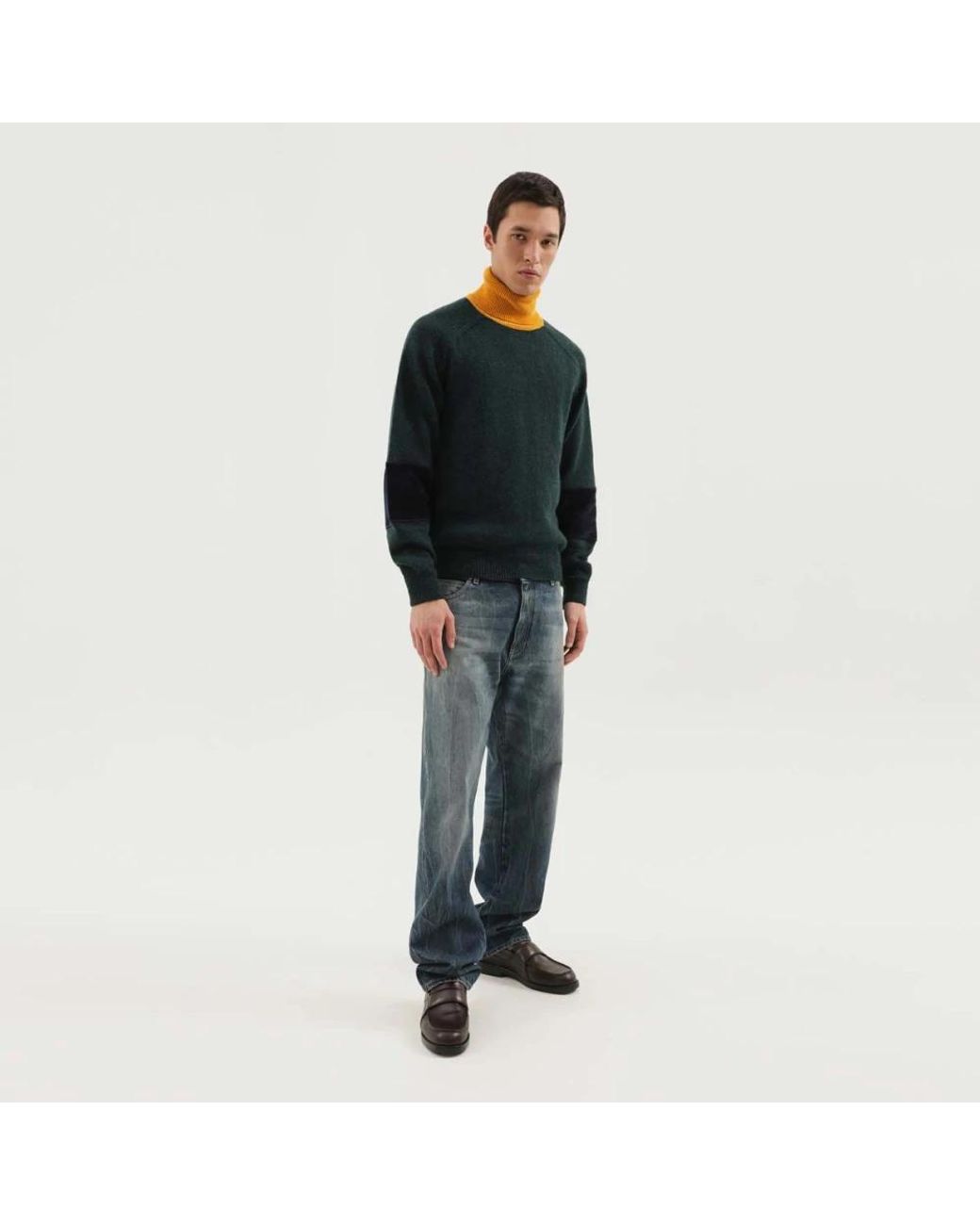 1989 STUDIO Black Turtlenecks for men