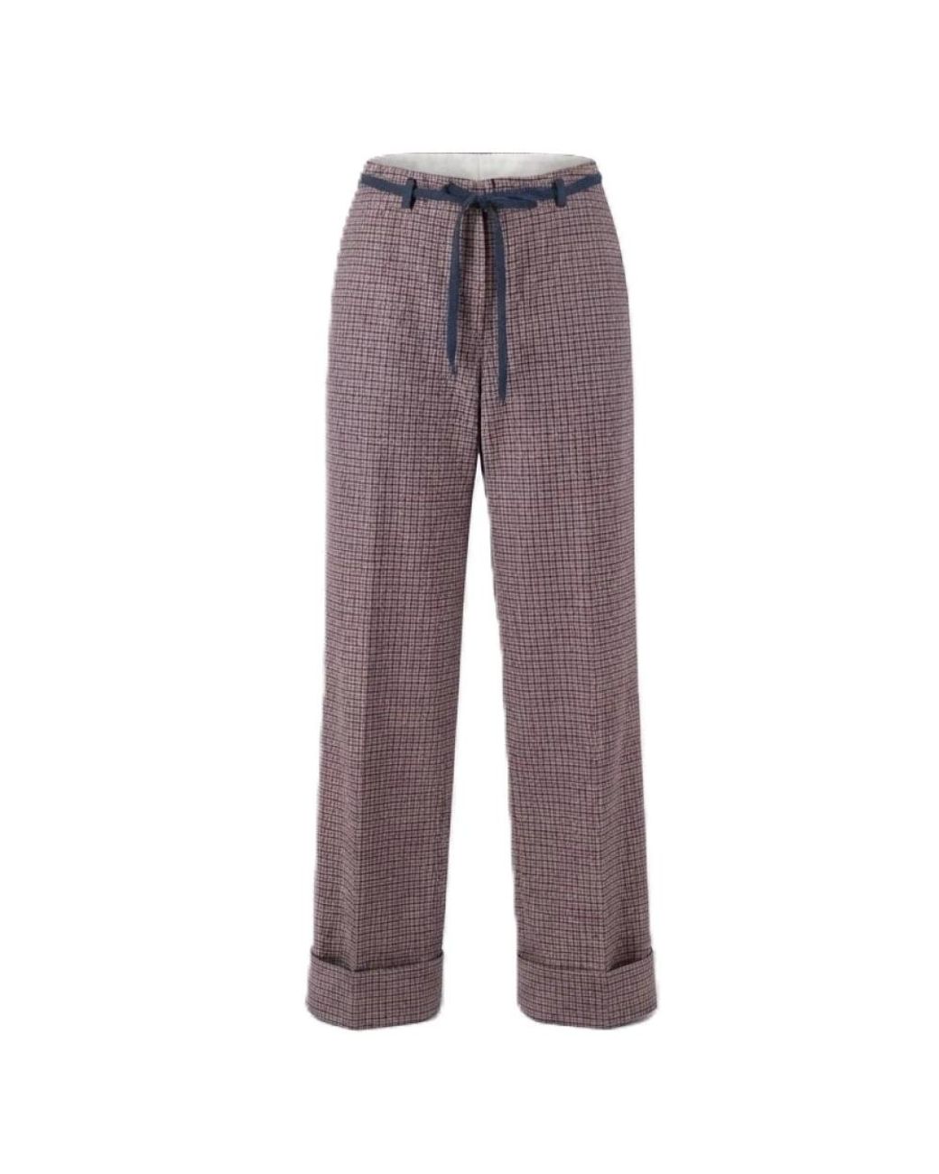 Panicale Wide-Leg Broek in het Purple