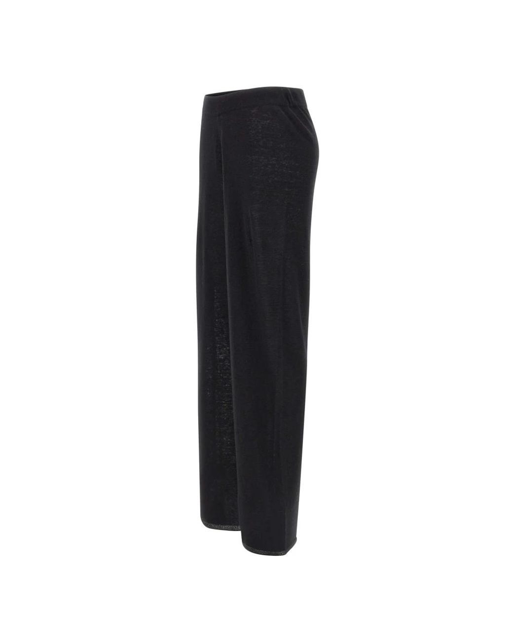 Kangra Black Straight Trousers