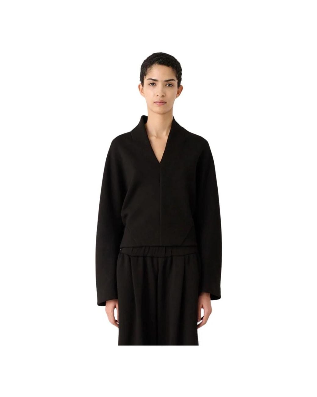 MEIMEIJ Black V-Neck Knitwear
