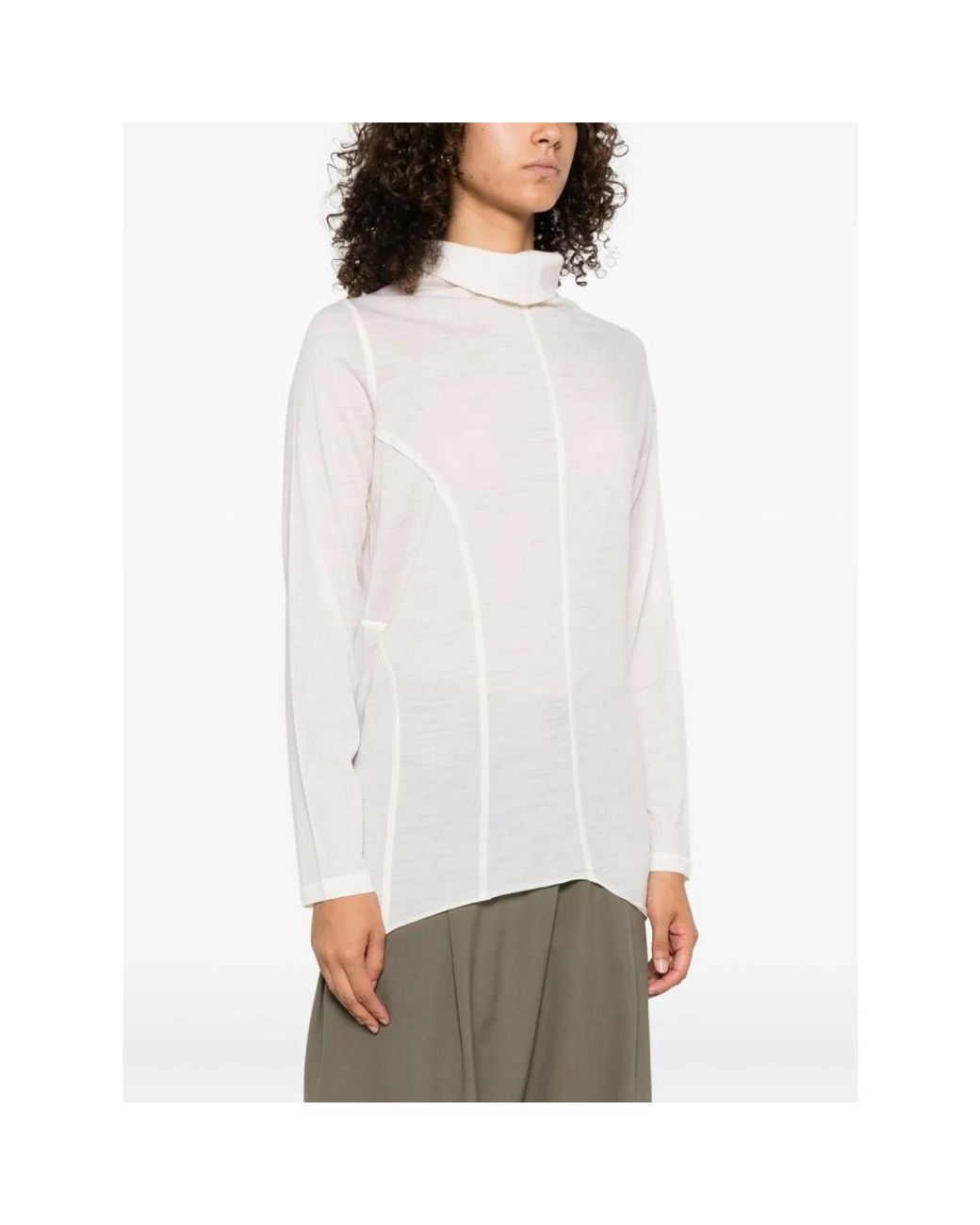 Turtlenecks High en coloris White