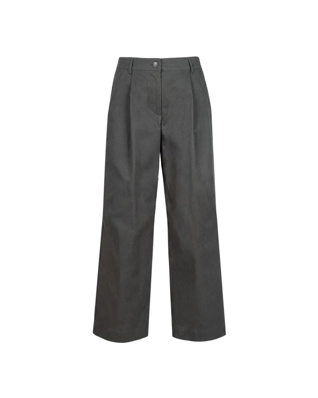 8pm Gray Wide Trousers