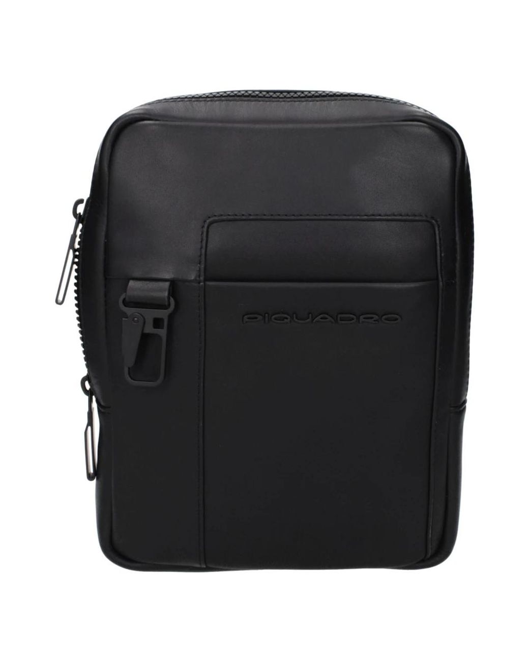 Piquadro Black Cross Body Bags for men