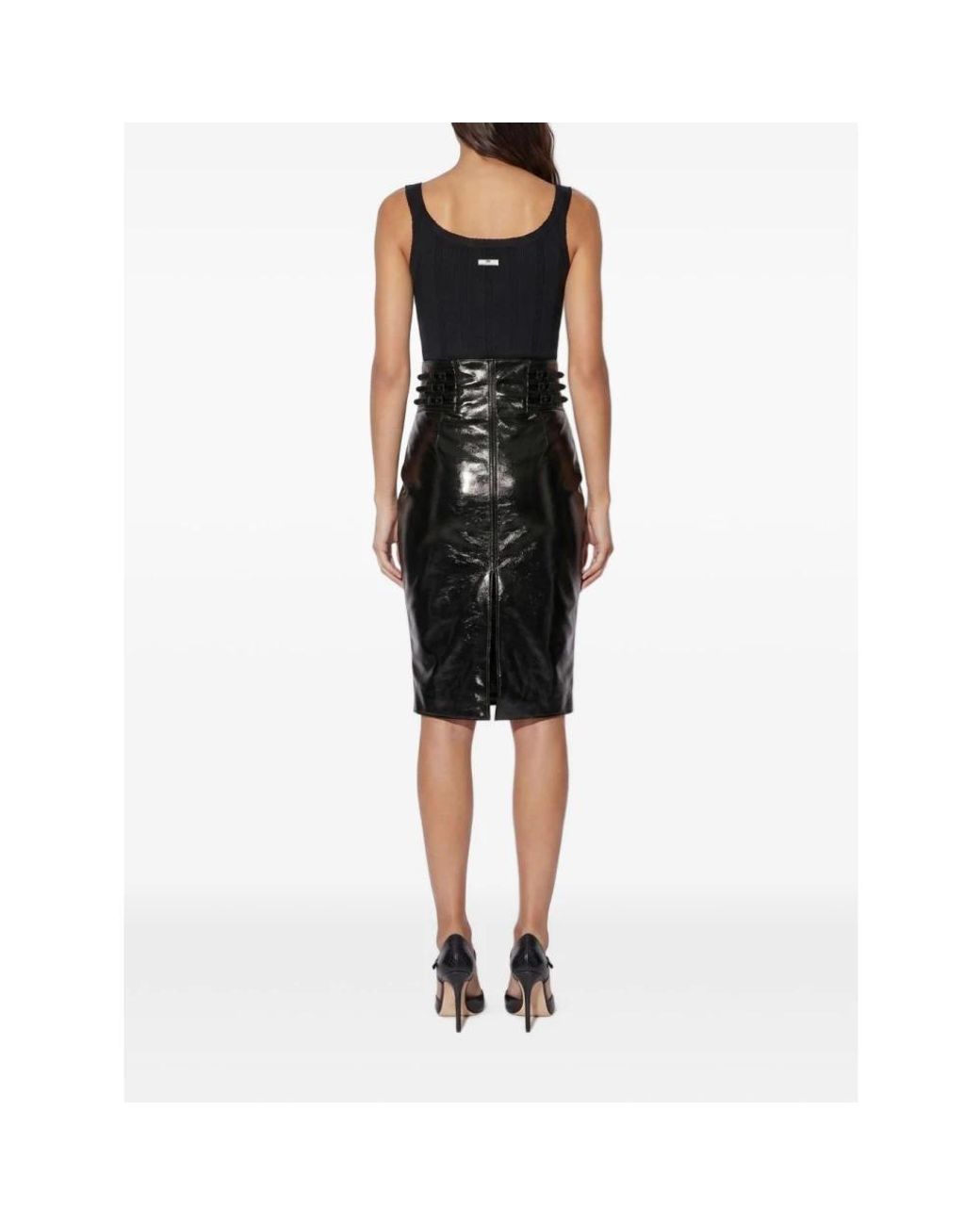 Elisabetta Franchi Black Pencil Skirts