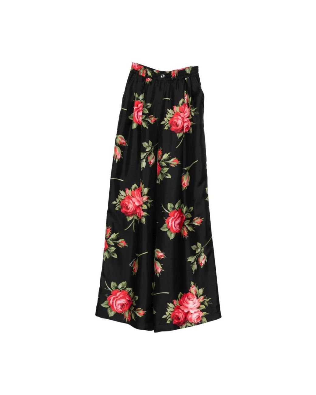 Dolce & Gabbana Black Wide Trousers