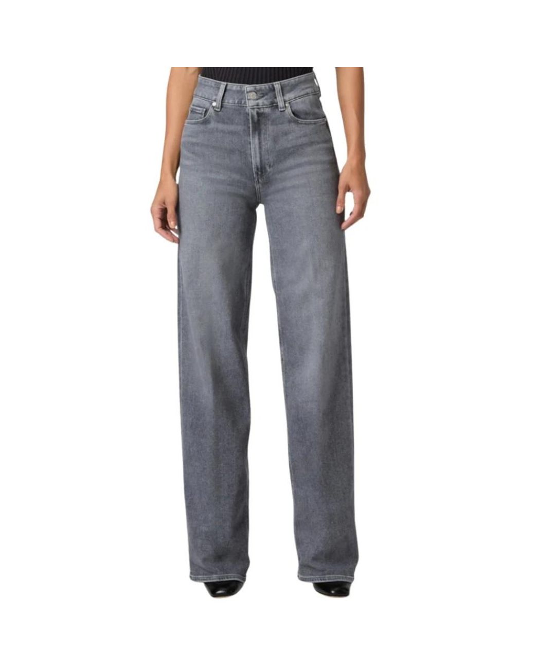 PAIGE Blue Straight Fit Jeans