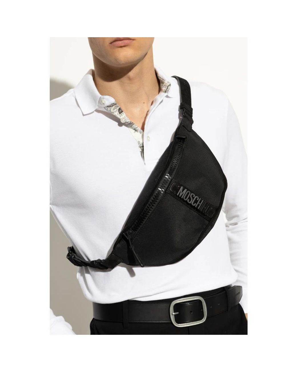 Moschino Cordura Nylon Gürteltasche in Black für Herren