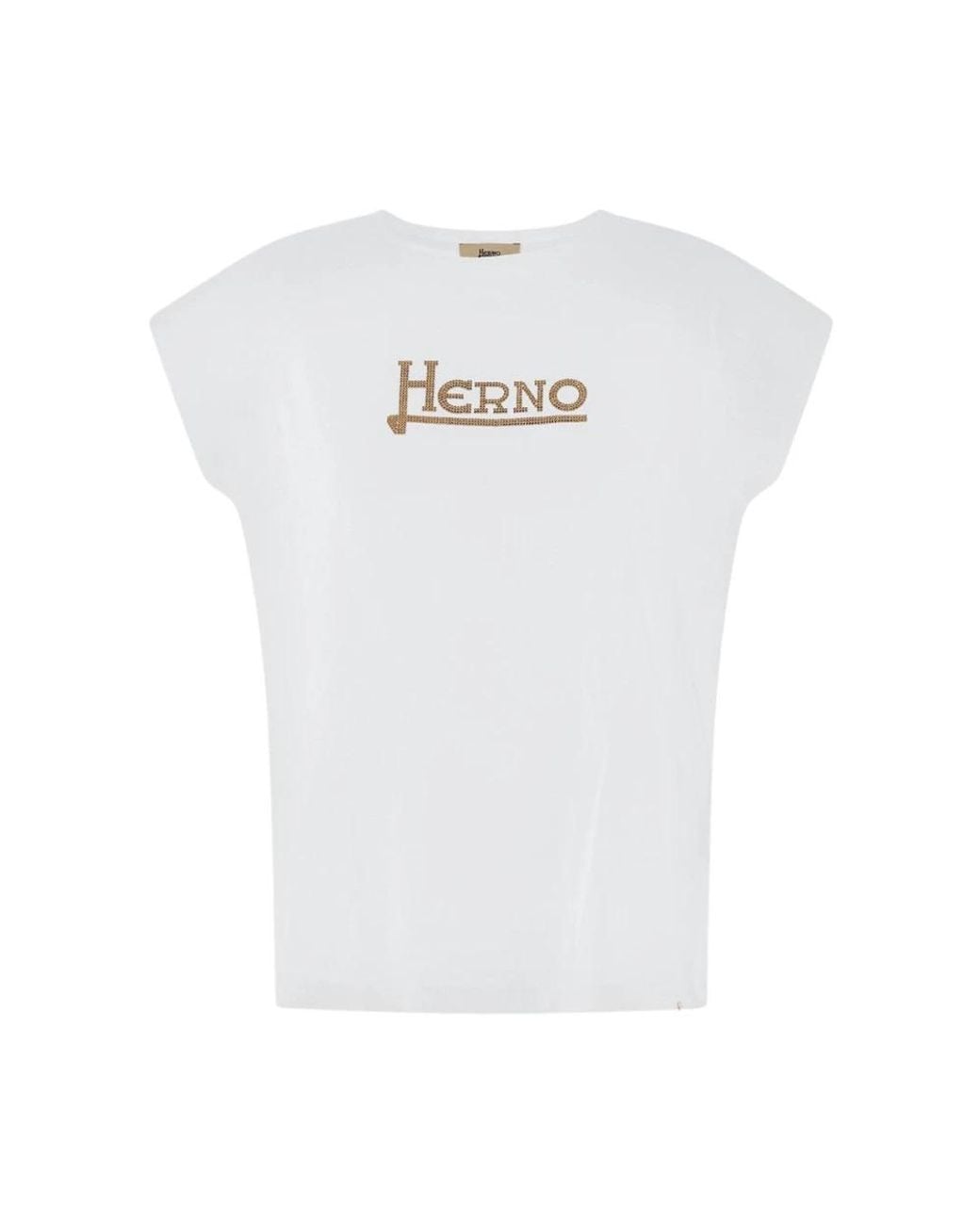 Herno White T-Shirts