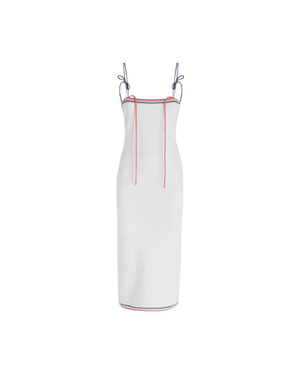 Fendi Kleedjes ,Wit ,Monogram Midi Jurk in het White