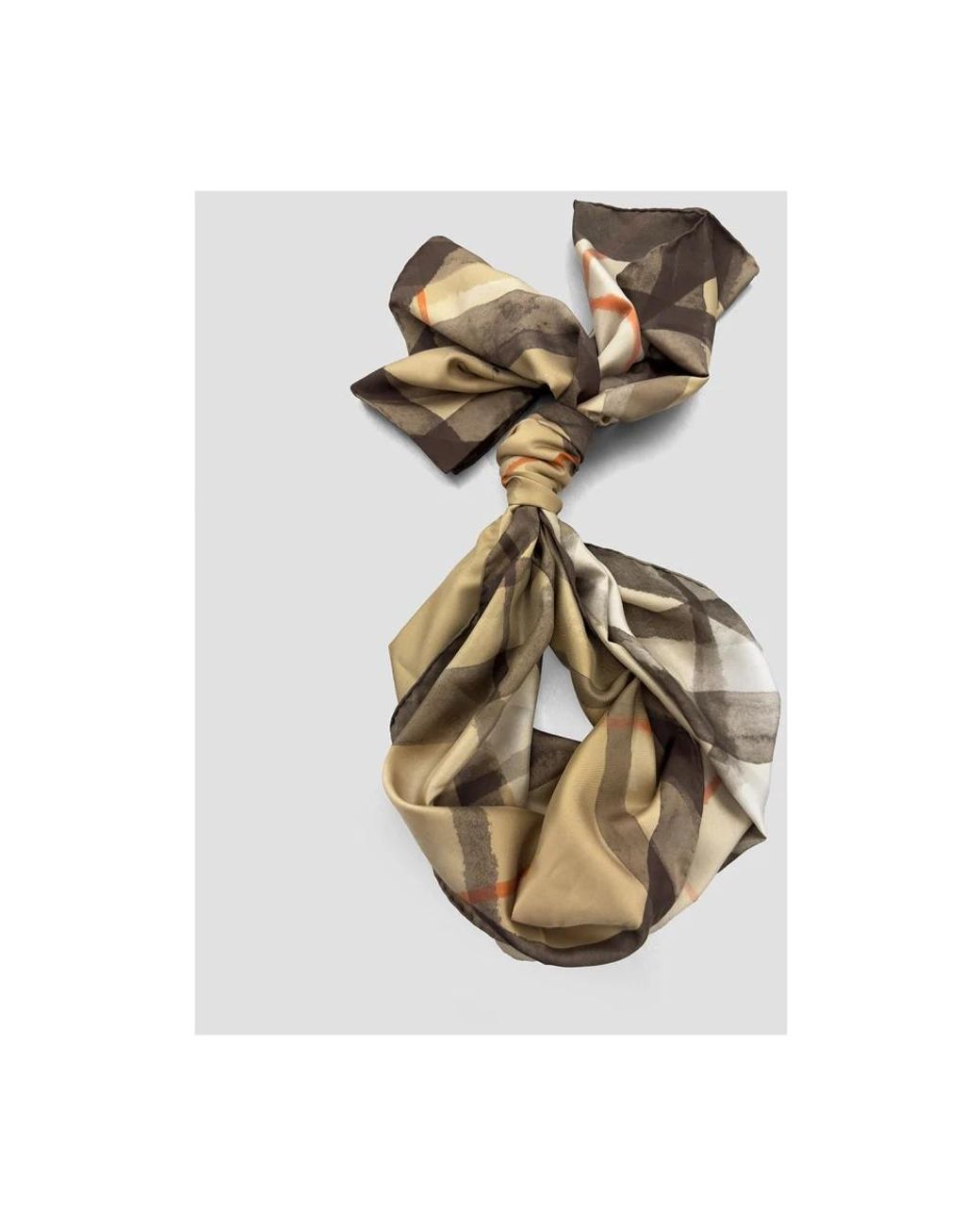 Burberry Metallic Silky Scarves