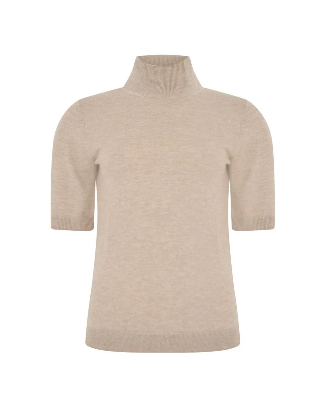 Max Mara Natural Turtlenecks