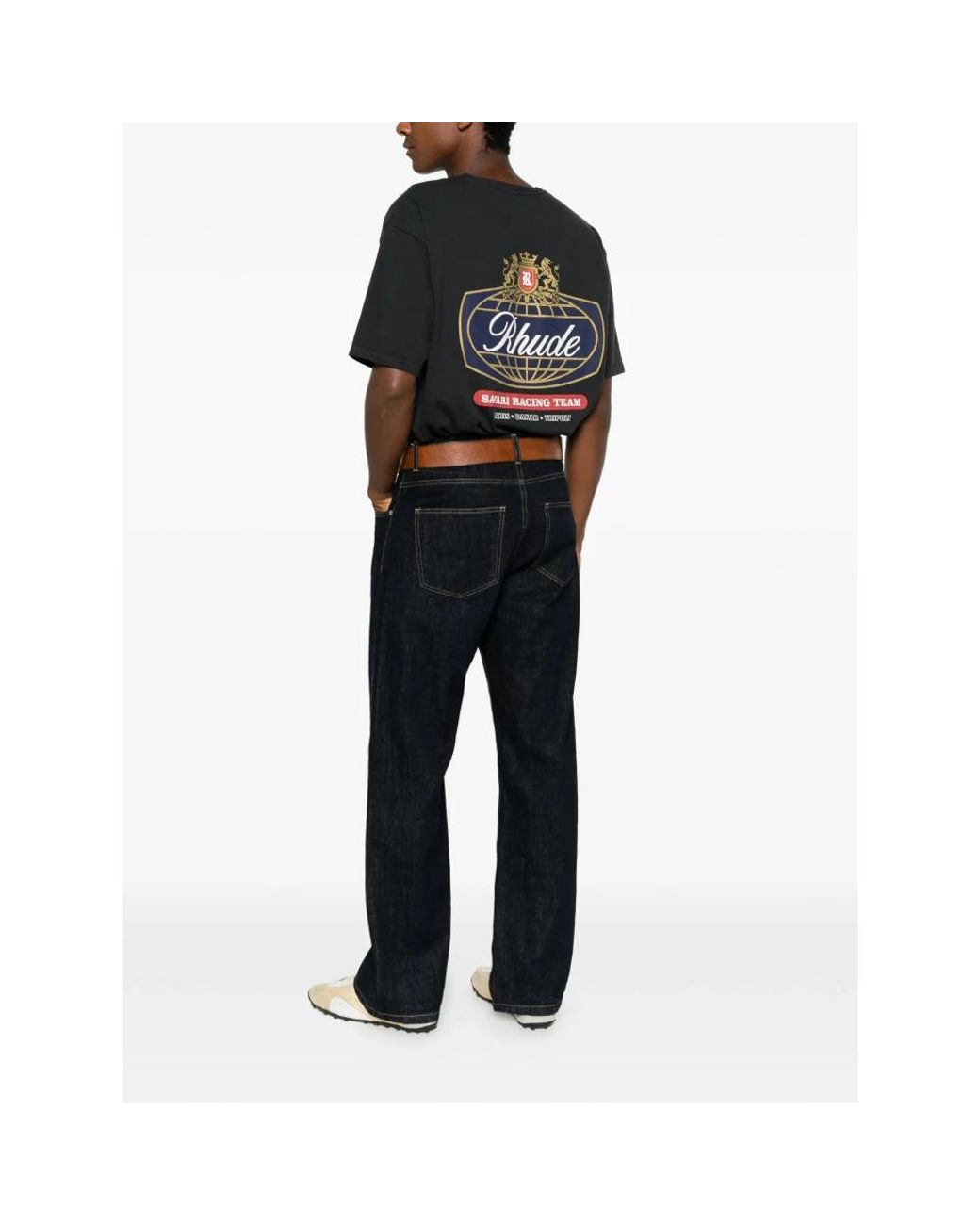 Rhude Black T-Shirts for men