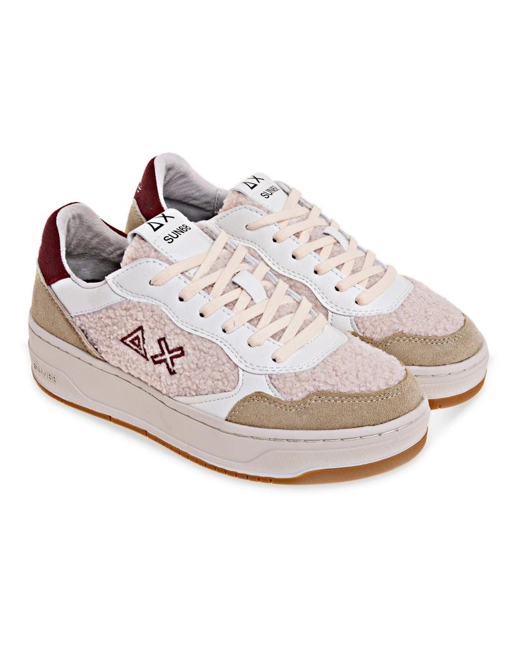 Sun 68 Pink Sneakers