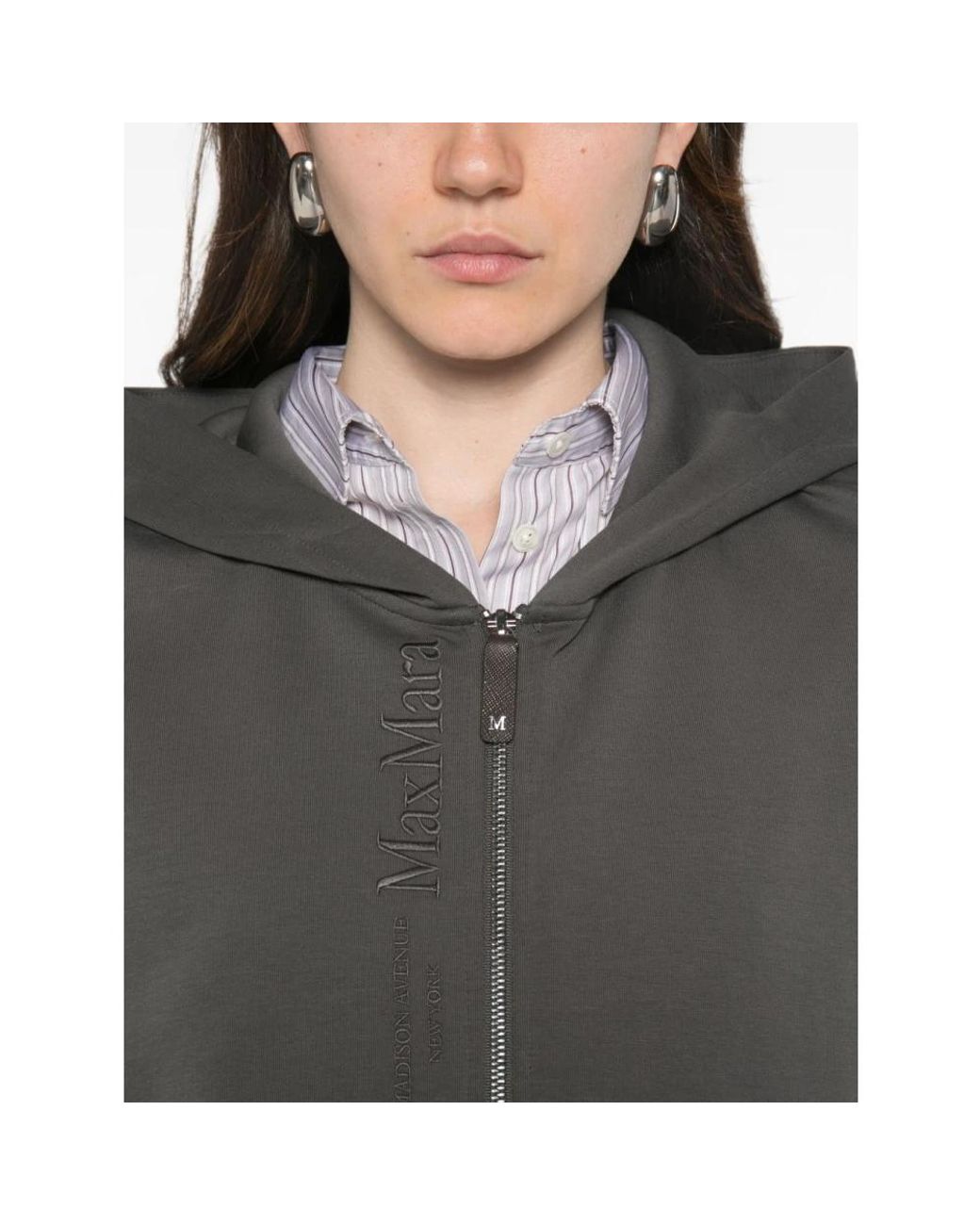Zip-Throughs Max Mara en coloris Gray