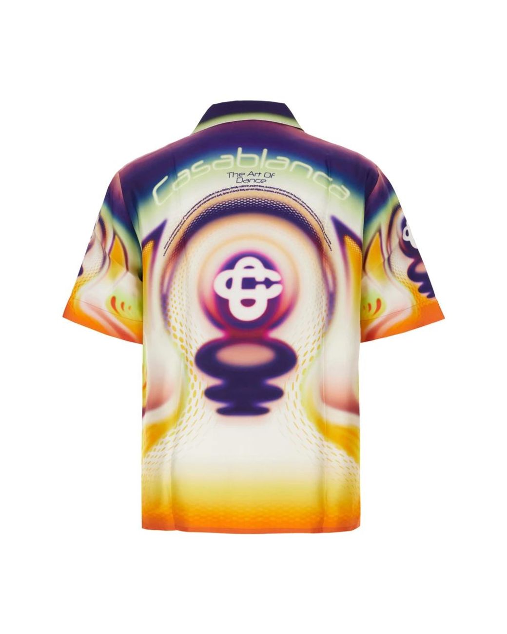 Casablanca Yellow Short Sleeve Shirts for men