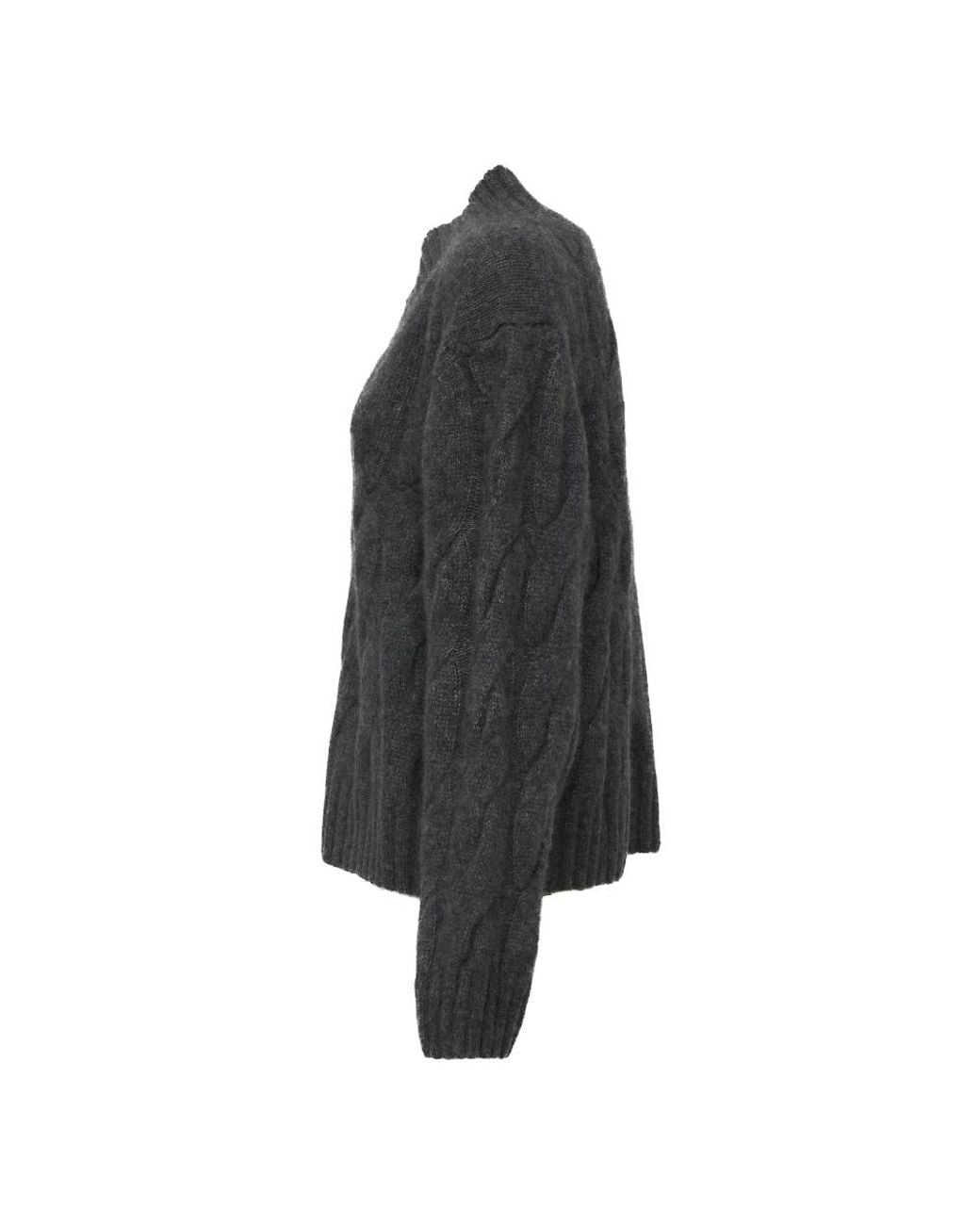 Allude Black V-Neck Knitwear