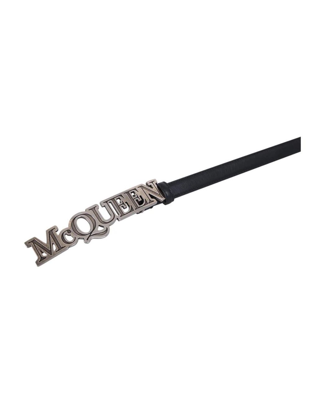 McQueen White Belts for men
