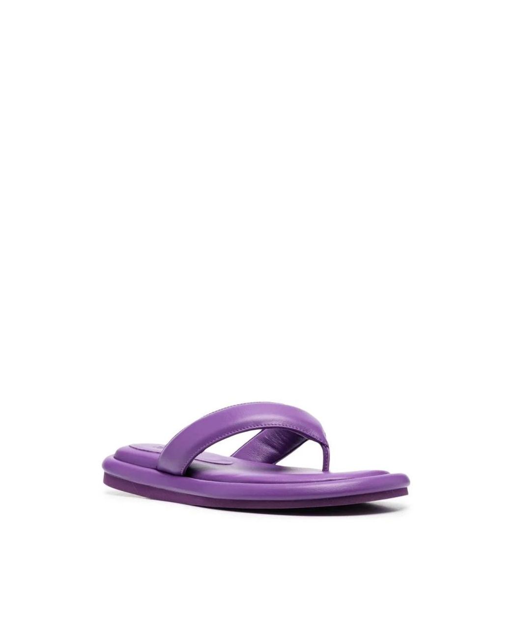Gia Borghini Purple Flip Flops