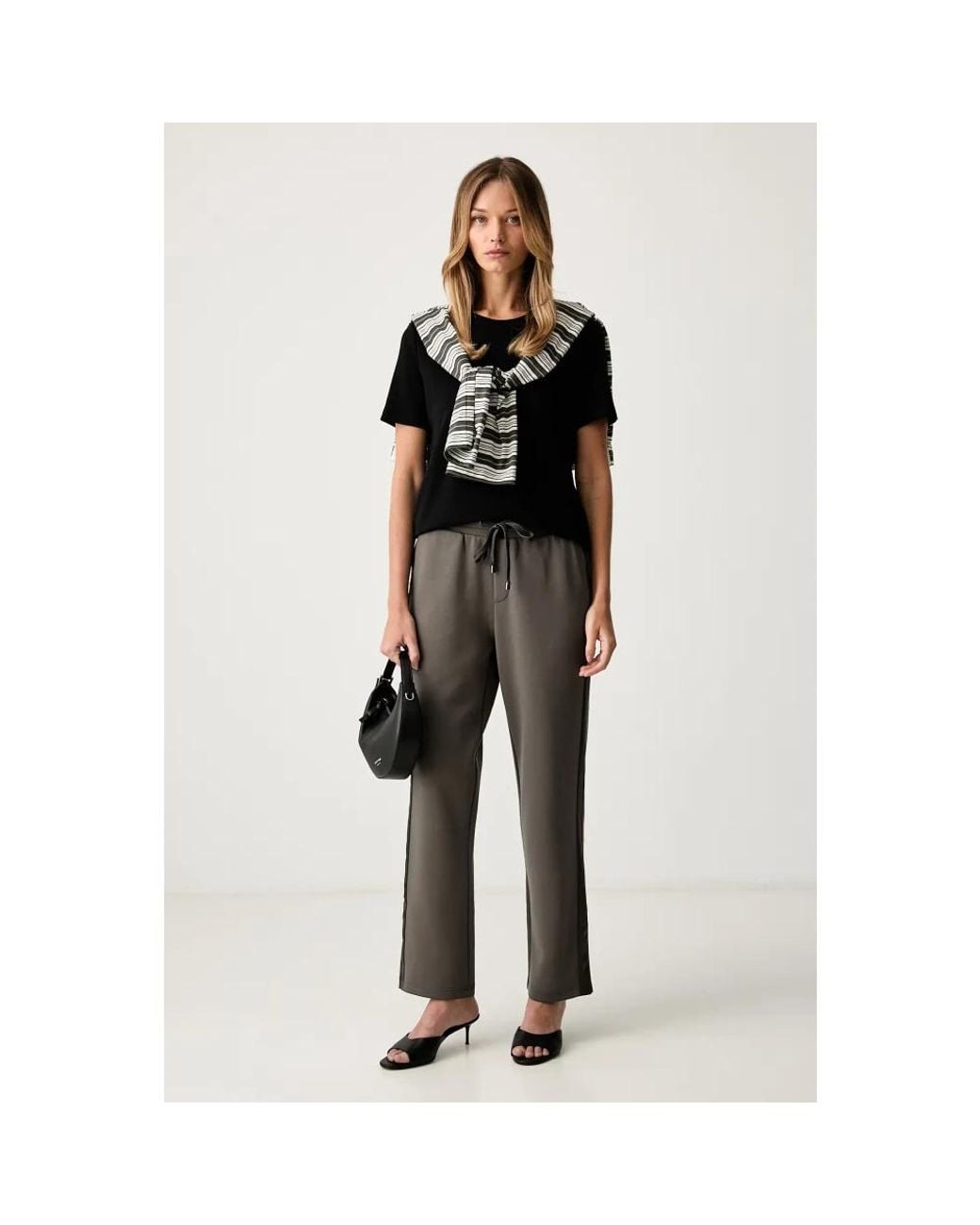 Joseph Ribkoff Black Wide Trousers