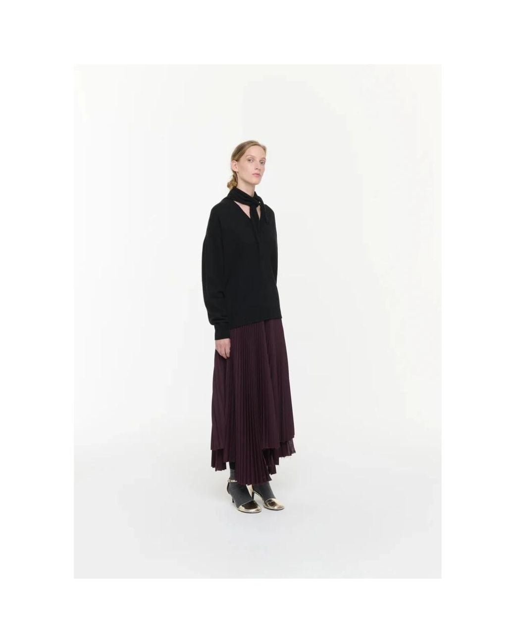 Maxi Skirts Plan C de color Red