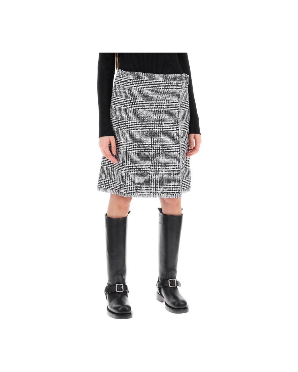 Burberry Black Midi Skirts