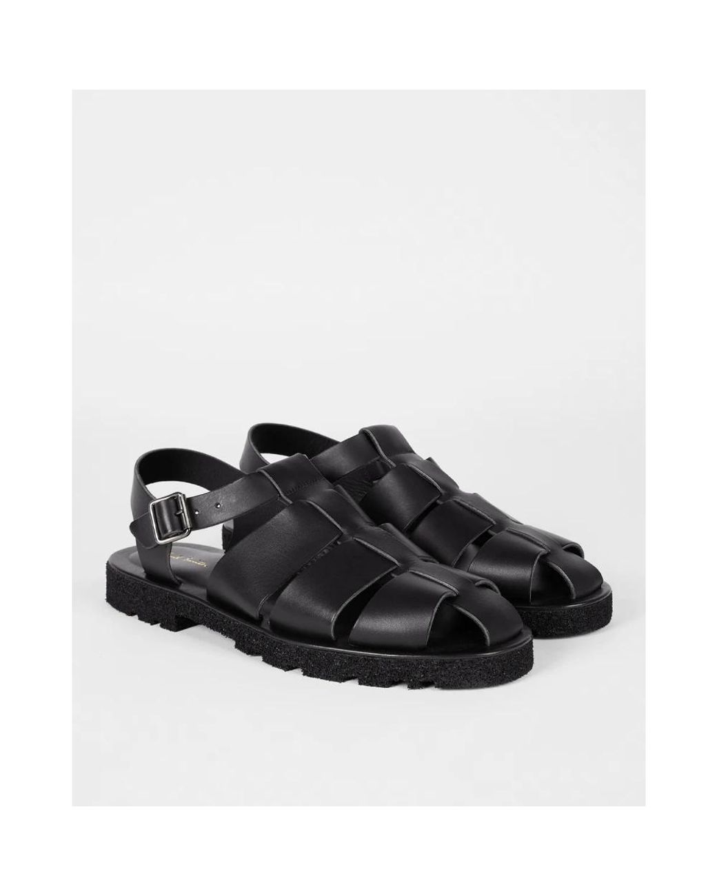 Paul Smith Black Flat Sandals for men
