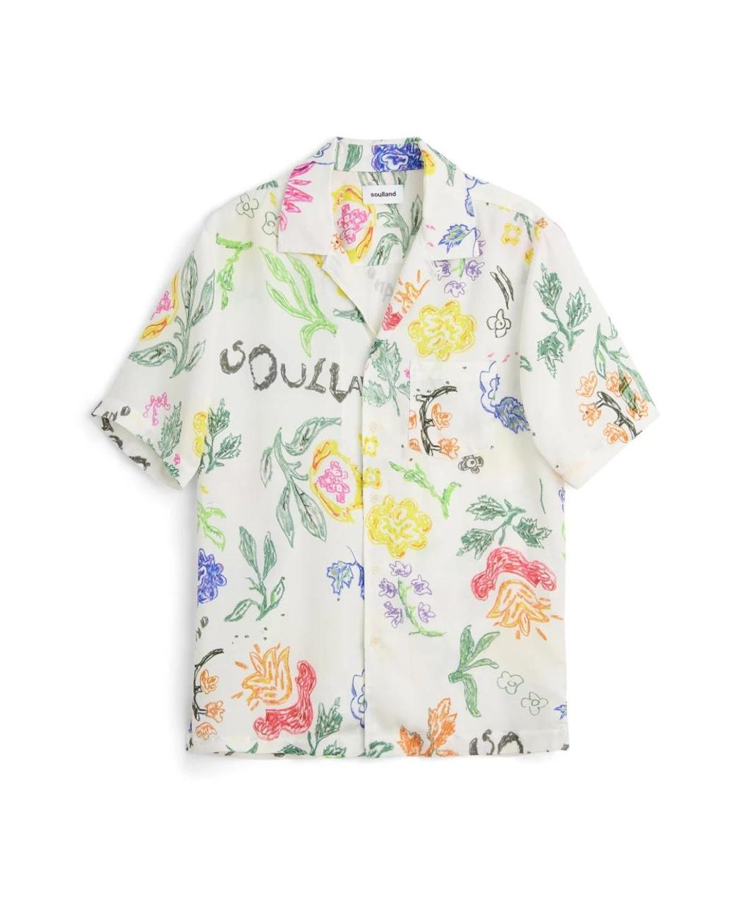 Soulland Overhemden ,Veelkleurig ,Orson Shirt in het White