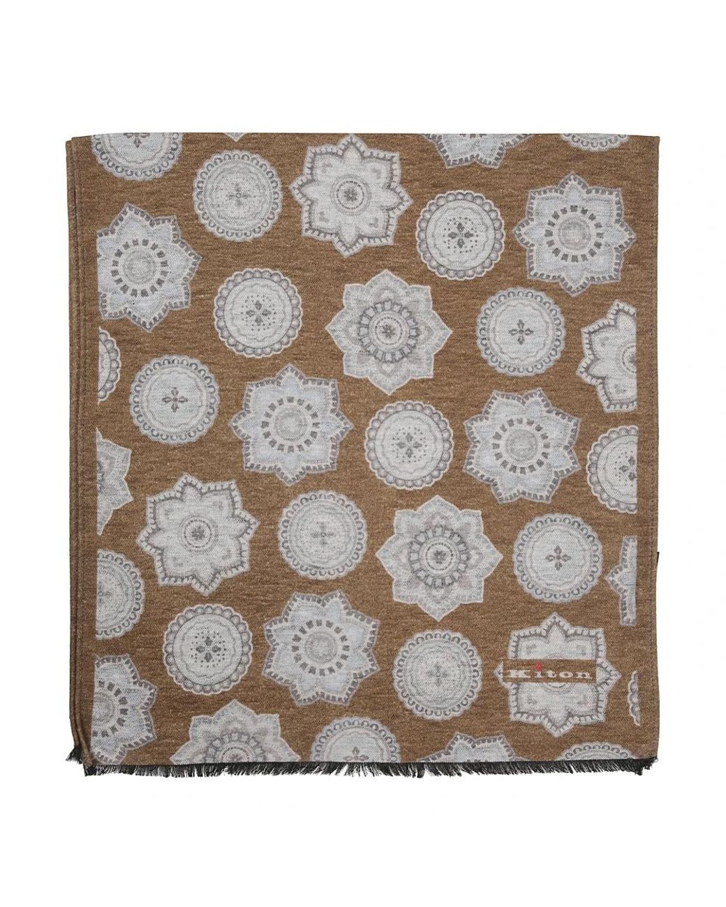 Kiton Metallic Winter Scarves for men